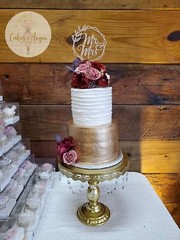 Mr and Mrs Wedding Cake Topper Wooden Wreath Cake Toppers Rustic Boho Style