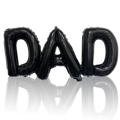 Black Dad Balloons Father’s Day Balloons Conjoined Dad Foil Balloon Letter