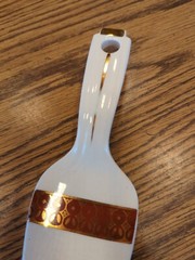 Vintage Decorative Porcelain Cake Server Cutter Holiday Wedding Birthday Etc.