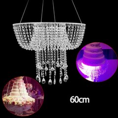 Modern LED Ceiling Light Crystal Chandelier Flush Mount Lamp Bedroom Living Room