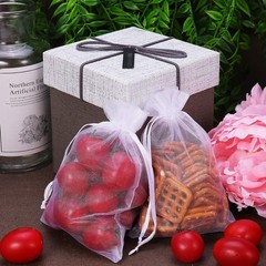 100PCS 4×6″ White Organza Bags with Drawstring, Gift & Jewelry Pouches NEW