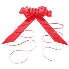 Reusable Wedding Car Bow PVC Material Large Red Bow for Decor and Special Events