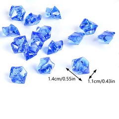 100/200pcs Crystal Transparent Fake Crushed Ice Stones Party Wedding Decorations