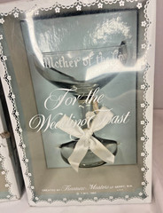 Wedding Toasting Champagne Glasses – Etched Mother & Father of Groom 1980