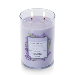 Colonial Candle French Lavender Scented Jar Candle Classic Cylinders Collection