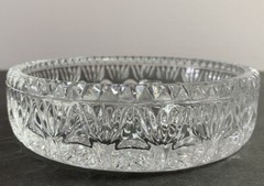 Princess House Crystal 3-Lite Taper Candle Holder Dish Holiday Centerpiece Party