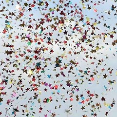 Star Metallic Foil Confetti 8000 Pcs Shiny Star Table Confetti for Fill Rainbow