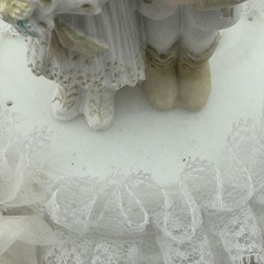 WILTON WESTERN ELEGANT COWGIRL BRIDE COWBOY GROOM WEDDING CAKE TOPPER-1995-R VNG