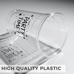 [100 Sets – 16oz] Clear Plastic Cups with Lids and Straws, Disposable 16 OZ