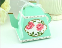 10/50/100Pcs Tea Pot Sweet Candy Gift Boxes Christmas Wedding Party Favour Bag