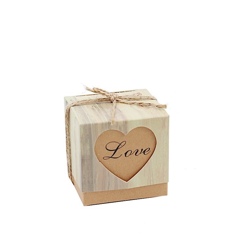 25 Natural Favor Boxes Rustic Wooden Design Party Gift Holders Party Decorations