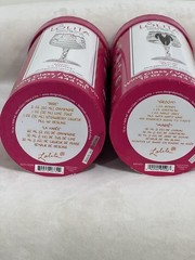 Lolita Hand-Painted Wedding Wine Glasses – Bride & Groom Pair w/ Original Boxes.