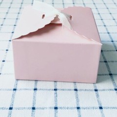 100x White Black Kraft Paper Box Cake Donut Cookie Favor Box Product Packing Box