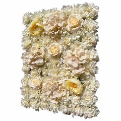 6 Pack Artificial Silk Flower Wall Panels for Wedding & Party Decor
