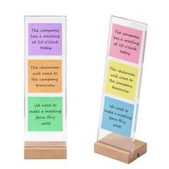 Kaulipoa 2-Pack Monitor Memo Board & Sticky 12.2 inches x 3 inches, White