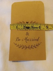 Wedding Utensil Bag, Table Decor «Eat, Drink & Be Married» 50 Count Open Box