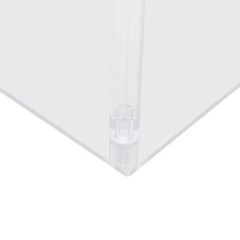 Acrylic Column Flower Stand Crystal Chains Geometric Wedding Centerpieces 10×10″