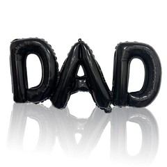 Black Dad Balloons Father’s Day Balloons Conjoined Dad Foil Balloon Letter