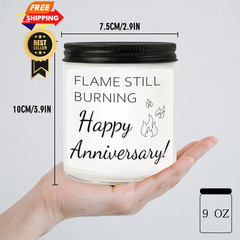 RIZOOCE Anniversario Gifts for Couple, Women & Men, Romantic Transparent