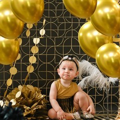 Jonhamwelbor Gold Balloons Chrome Metallic 50 Pack 12 inches A2-metallic