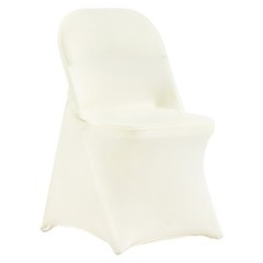 Uimoso 50PCS White Stretch Spandex Chair Covers for Events and Dining