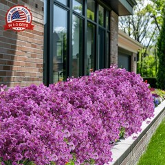 20 Bundles Artificial Flowers for Outdoors, UV Resistant Fake Realistic Flowers