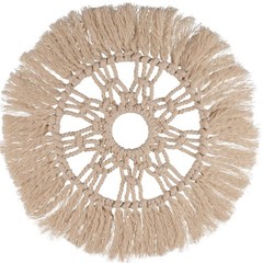 Craft County – Designer Macrame Rings – 10″ w/Bar – Metal Hoop
