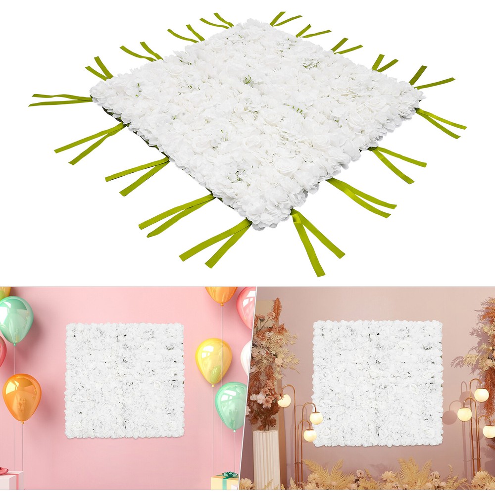 Artificial Flower Wall Panel DIY Wall Mat Silk Floral Wedding Party Backgrounds