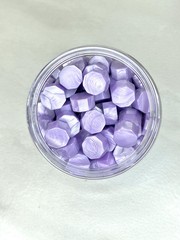 100 Count Frosty Wisteria Purple Sealing Wax Beads