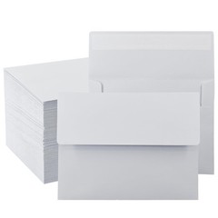 VANRA 150 Pack A2 Invitation Envelopes for 4.25×5.5 Greeting Cards A2, White