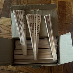 Sandalwood Fan (Set of 50 Pcs) Wedding Favors & Party Gifts Sunflower Design