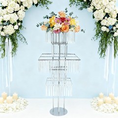 5-Tier Flower Stand for Wedding Party Events, Flower Vase Stand for Centerpieces