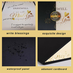Farewell Guest Alternative Black Gold 18 X 12 Inch Farewell Party Decorations S