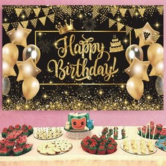 Happy Birthday Party Backdrops Cloth Photography Backgrounds Birthday Banner …