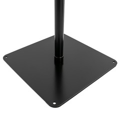 New Photo Backdrop Black Heavy Duty Stand Kit With Weighted Steel Base 8 X 10ft