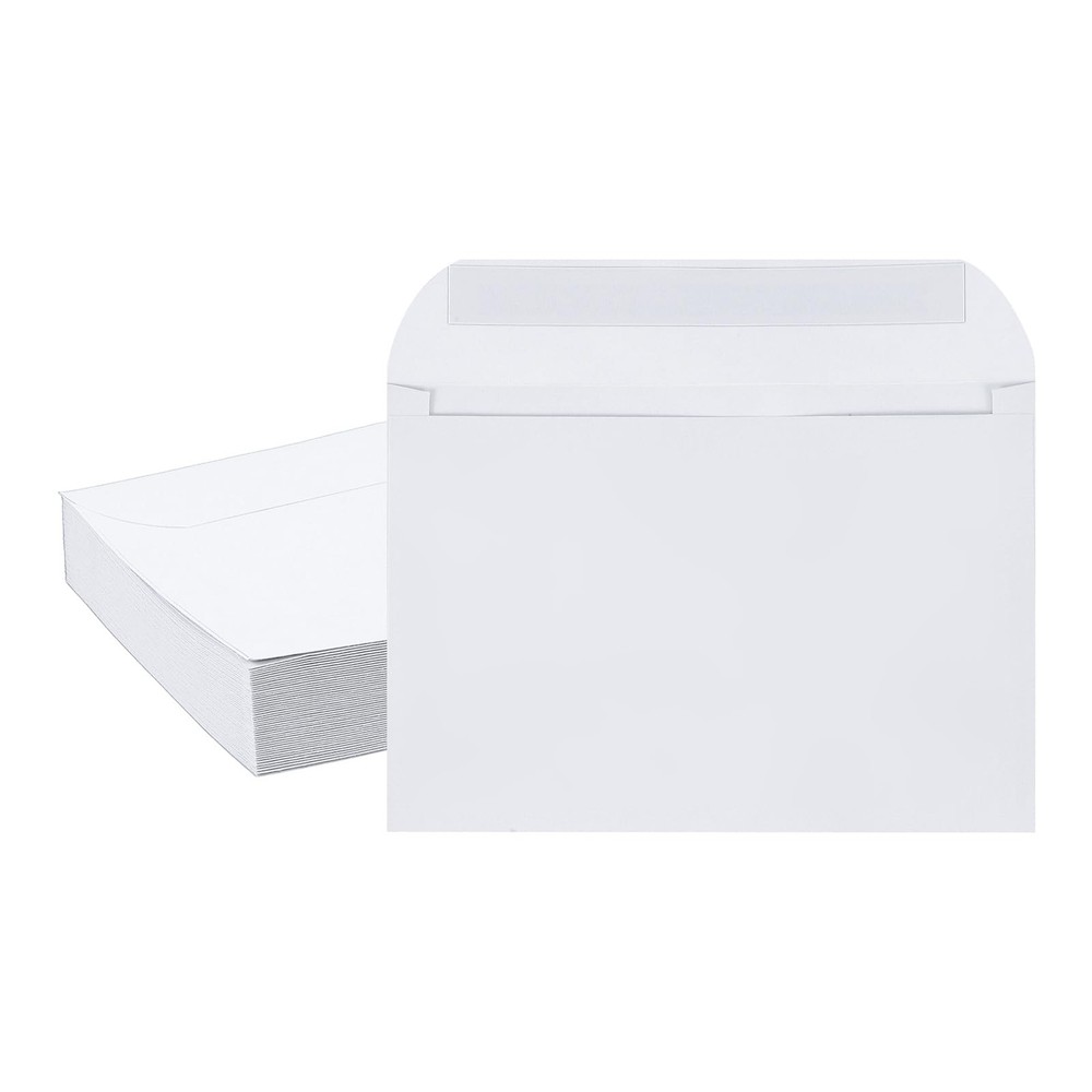 PATIKIL 7.5×5.5 Inch Invitation Envelopes, 50 Pcs 7.87×5.51 inches, White
