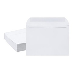 PATIKIL 7.5×5.5 Inch Invitation Envelopes, 50 Pcs 7.87×5.51 inches, White