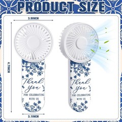 Bulk 10 Pcs Portable Wedding Fans Wedding Favors Thank You For Celebrating Fans