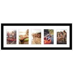 Americanflat 4×6 Collage Picture Frame with Shatter-Resistant Glass – Fits Fi…