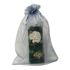 50 Pack Large Organza Gift Bags 12×16 Inch Silver Gray Weddings Birthdays