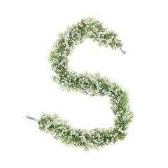 Dolicer 2 Pcs Babys Breath Artificial Flowers Vines, Faux White… Fast USA SHIP