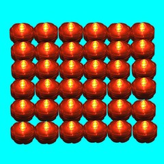(36) VIBRANT ORANGE -LED Submersible Underwater Tea lights for WEDDING US Shippe