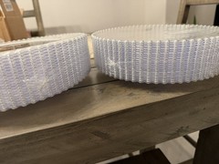 40 Bombay Premium Clear Plastic Dinner Plates 10.25” Beaded Rim Party Wedding