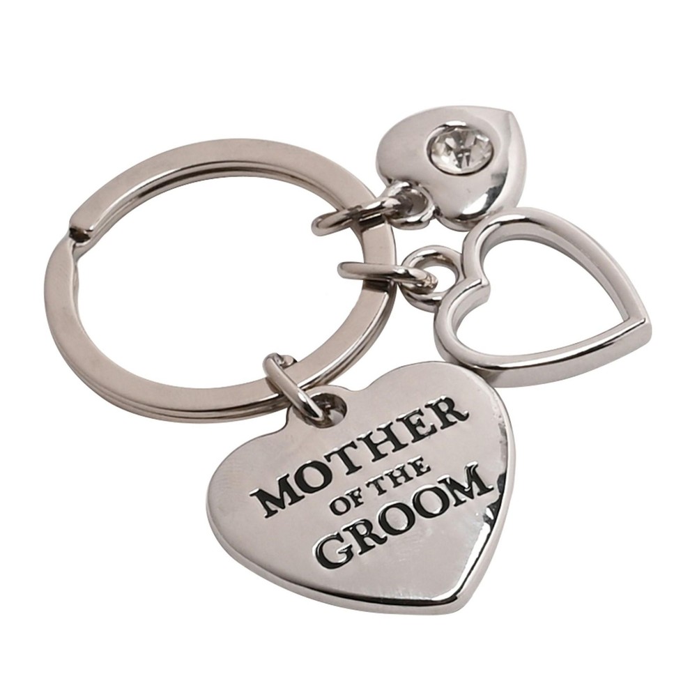 Heart Charm Keyring Wedding Gift – Mother of the Groom