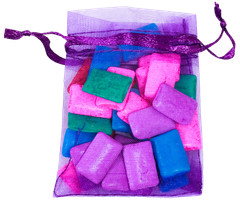 Plum Organza Gift Bags Multiple Sizes in Sets of 20, 50 or 100