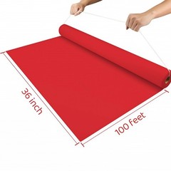 Disposable Aisle Runner, Red, 3×100 Feet