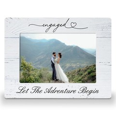 Engagement Picture Frame For 4×6 Photos, Engagement Gifts for Couples Newly E…