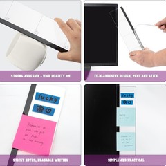 Office Desk Accessories 2pcs Monitor Memo 8 x 4 inches, Board 3