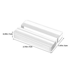 10 Pcs Card Holder Table Cafe Restaurant Decorations Clear Acrylic Stand