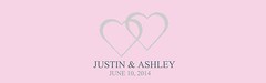 100 Modern Pink Water Bottle Labels Personalized Wedding Party Glossy Waterproof